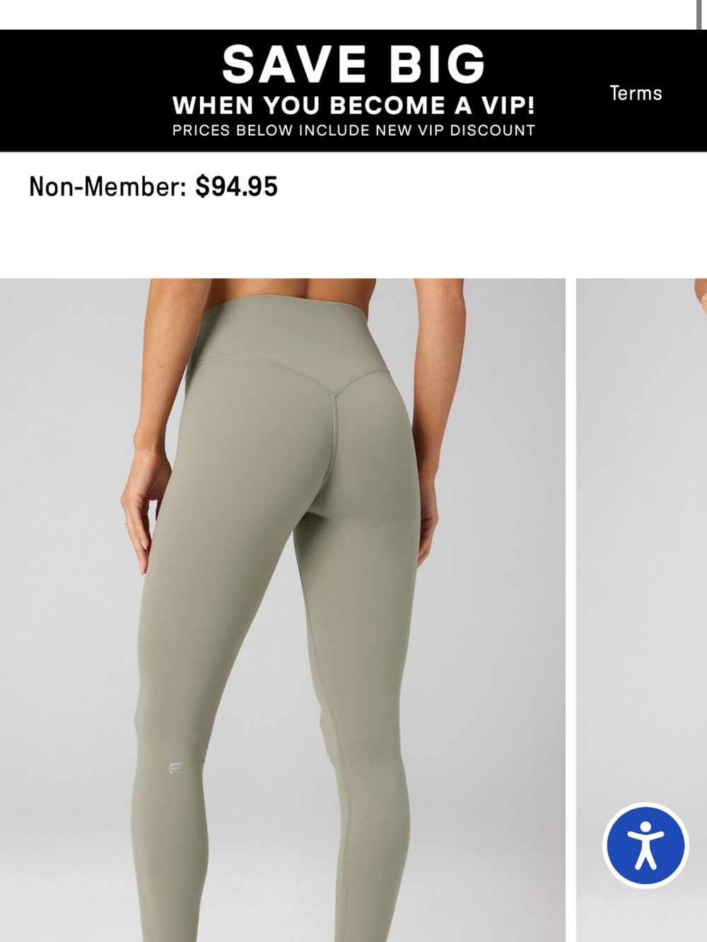 Fabletics High-Waist Olive Green Leggings